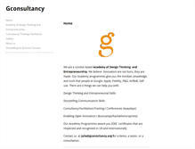 Tablet Screenshot of gconsultancy.org
